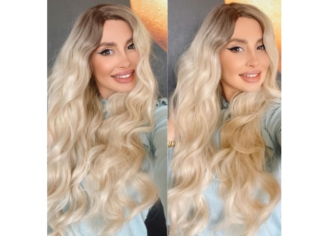 Peruca Baby Blonde Ondulat Peruca Baby Blonde Ondulat
